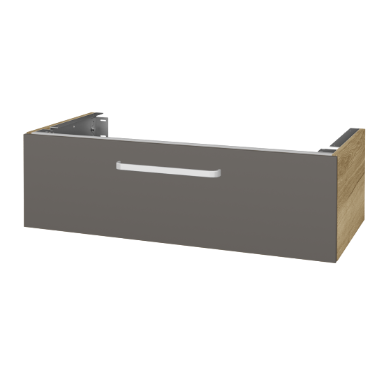Doplňková skříňka pod desku DSD SZZ1 100 (výška 30 cm)  - D26 Ontario - Úchytka T01 - N06 Lava - Ne