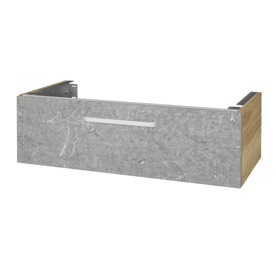 Doplňková skříňka pod desku DSD SZZ1 100 (výška 30 cm)  - D26 Ontario - Úchytka T01 - D20 Galaxy - Ne