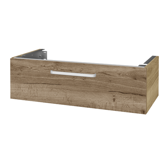 Doplňková skříňka pod desku DSD SZZ1 100 (výška 30 cm)  - D26 Ontario - Úchytka T01 - D21 Tobacco - Ne