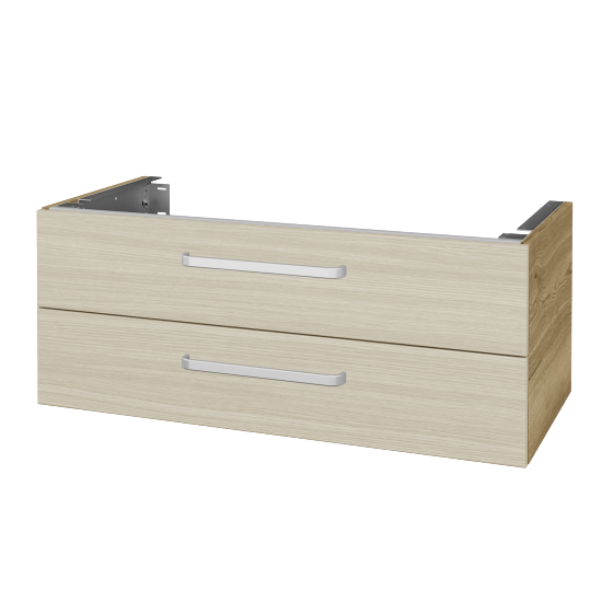 Doplňková skříňka pod desku DSD SZZ2 100 (výška 40 cm)  - D26 Ontario - Úchytka T01 - D04 Dub - Ne
