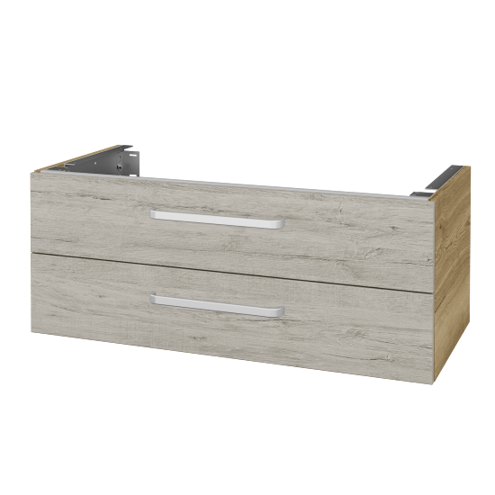 Doplňková skříňka pod desku DSD SZZ2 100 (výška 40 cm)  - D26 Ontario - Úchytka T01 - D05 Oregon - Ne