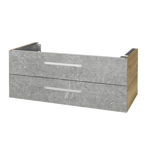 Doplňková skříňka pod desku DSD SZZ2 100 (výška 40 cm)  - D26 Ontario - Úchytka T01 - D20 Galaxy - Ne