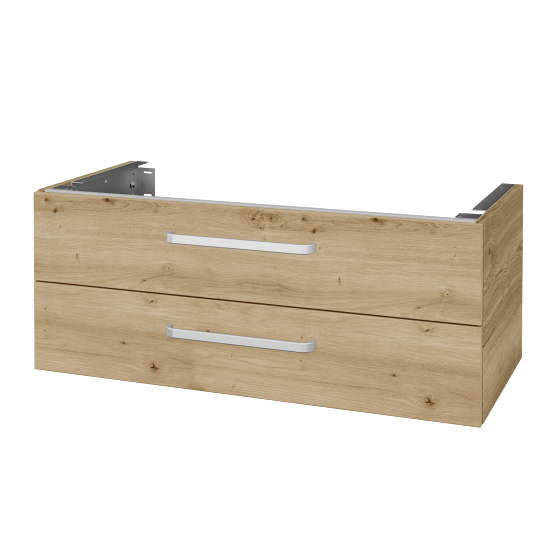 Doplňková skříňka pod desku DSD SZZ2 100 (výška 40 cm)  - D26 Ontario - Úchytka T01 - D22 Karamel - Ne