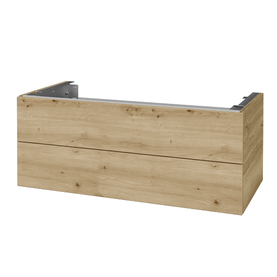 Doplňková skříňka pod desku DSD SZZ2 100 (výška 40 cm)  - D26 Ontario - D22 Karamel - Ne