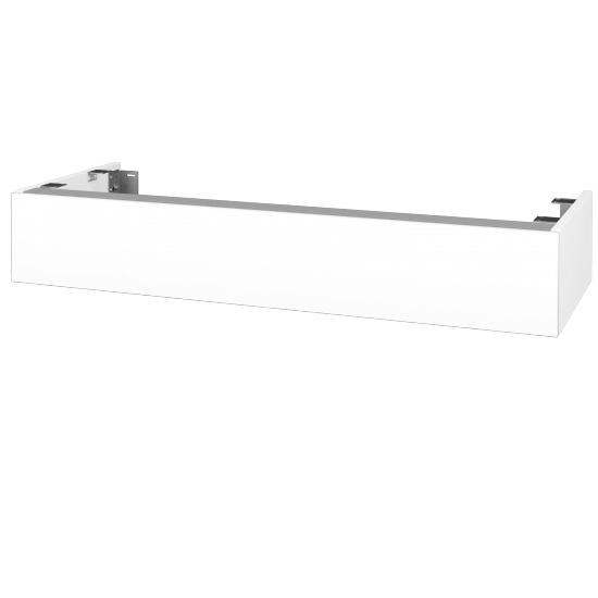 Doplňková skříňka pod desku DSD SZZ 120 (výška 20 cm)  - N01 Bílá lesk - M01 Bílá mat - Ne