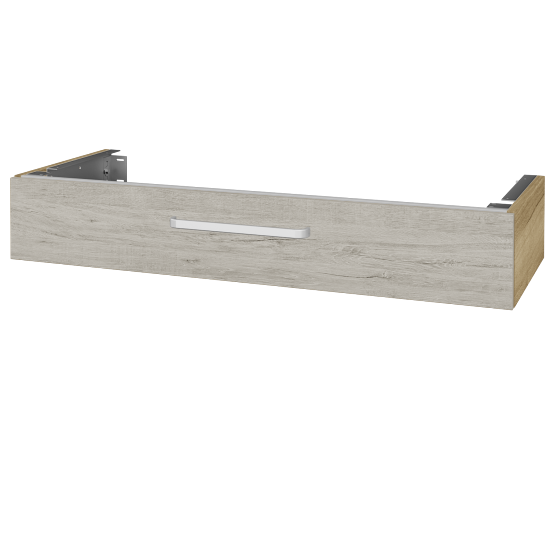 Doplňková skříňka pod desku DSD SZZ 120 (výška 20 cm)  - D26 Ontario - Úchytka T01 - D05 Oregon - Ne