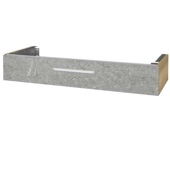 Doplňková skříňka pod desku DSD SZZ 120 (výška 20 cm)  - D26 Ontario - Úchytka T01 - D20 Galaxy - Ne