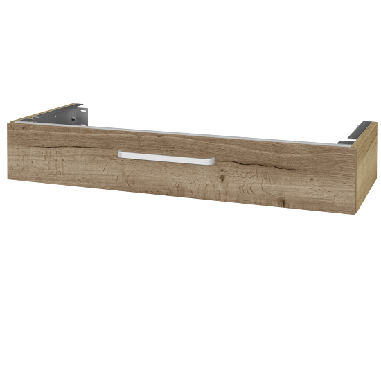 Doplňková skříňka pod desku DSD SZZ 120 (výška 20 cm)  - D26 Ontario - Úchytka T01 - D21 Tobacco - Ne