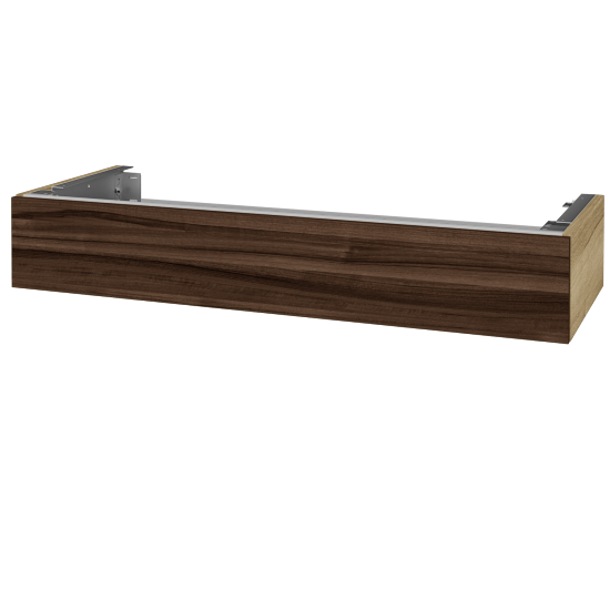 Doplňková skříňka pod desku DSD SZZ 120 (výška 20 cm)  - D26 Ontario - D06 Ořech - Ne