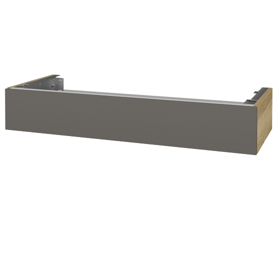 Doplňková skříňka pod desku DSD SZZ 120 (výška 20 cm)  - D26 Ontario - N06 Lava - Ne