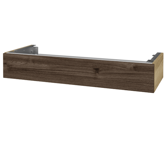 Doplňková skříňka pod desku DSD SZZ 120 (výška 20 cm)  - D26 Ontario - D25 Teak - Ne