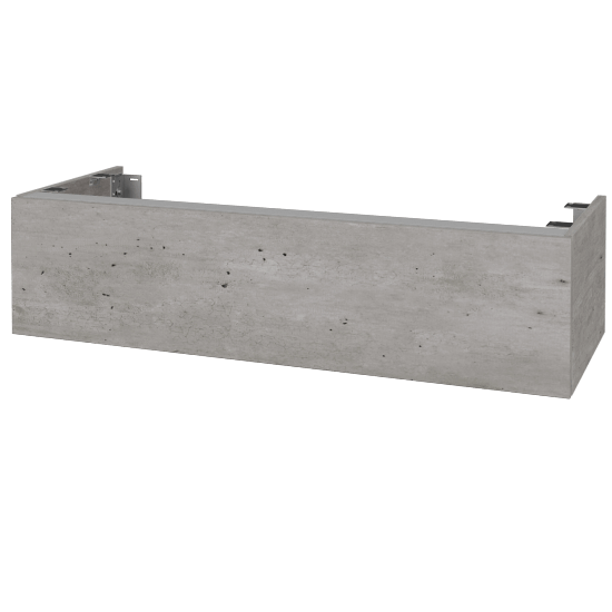 Doplňková skříňka pod desku DSD SZZ1 120 (výška 30 cm)  - D01 Beton - D01 Beton - Ne