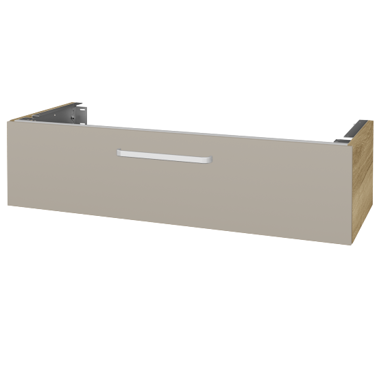 Doplňková skříňka pod desku DSD SZZ1 120 (výška 30 cm)  - D26 Ontario - Úchytka T01 - L04 Béžová vysoký lesk - Ne