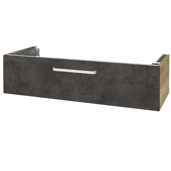 Doplňková skříňka pod desku DSD SZZ1 120 (výška 30 cm)  - D26 Ontario - Úchytka T01 - D16 Beton tmavý - Ne