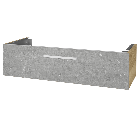 Doplňková skříňka pod desku DSD SZZ1 120 (výška 30 cm)  - D26 Ontario - Úchytka T01 - D20 Galaxy - Ne