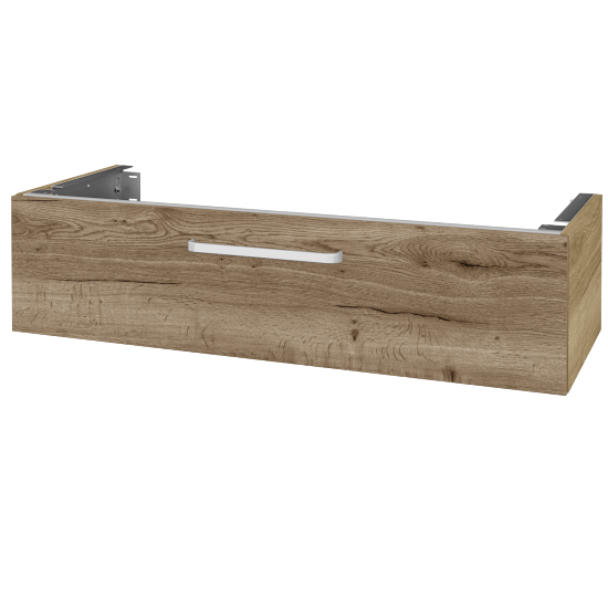Doplňková skříňka pod desku DSD SZZ1 120 (výška 30 cm)  - D26 Ontario - Úchytka T01 - D21 Tobacco - Ne