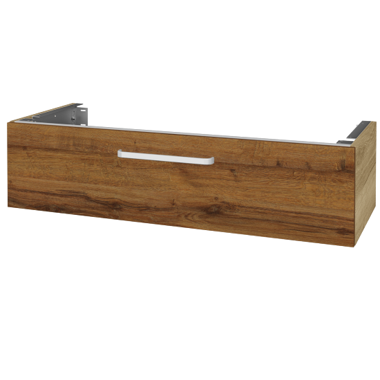 Doplňková skříňka pod desku DSD SZZ1 120 (výška 30 cm)  - D26 Ontario - Úchytka T01 - D27 Cognac - Ne