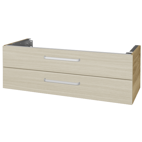 Doplňková skříňka pod desku DSD SZZ2 120 (výška 40 cm)  - D26 Ontario - Úchytka T01 - D04 Dub - Ne