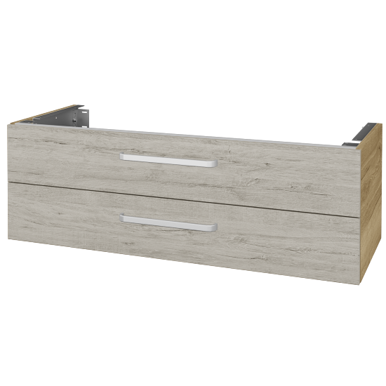 Doplňková skříňka pod desku DSD SZZ2 120 (výška 40 cm)  - D26 Ontario - Úchytka T01 - D05 Oregon - Ne