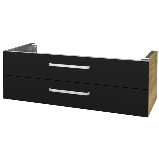 Doplňková skříňka pod desku DSD SZZ2 120 (výška 40 cm)  - D26 Ontario - Úchytka T01 - N03 Graphite - Ne