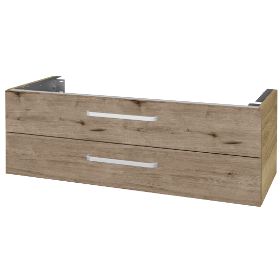 Doplňková skříňka pod desku DSD SZZ2 120 (výška 40 cm)  - D26 Ontario - Úchytka T01 - D23 Herkules - Ne