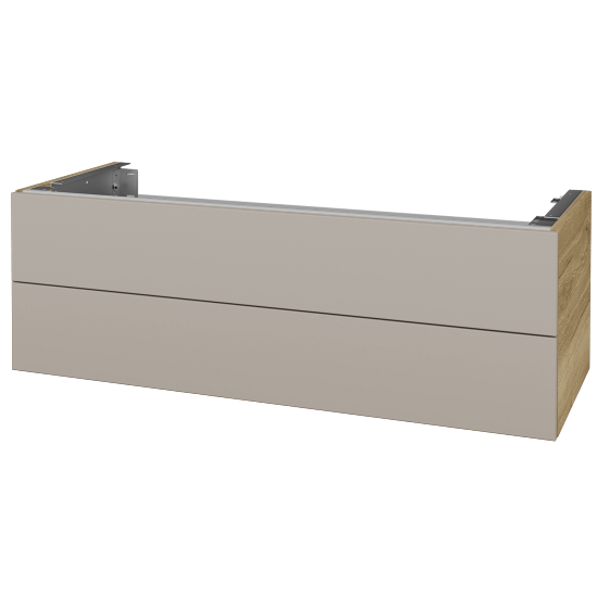 Doplňková skříňka pod desku DSD SZZ2 120 (výška 40 cm)  - D26 Ontario - N07 Stone - Ne