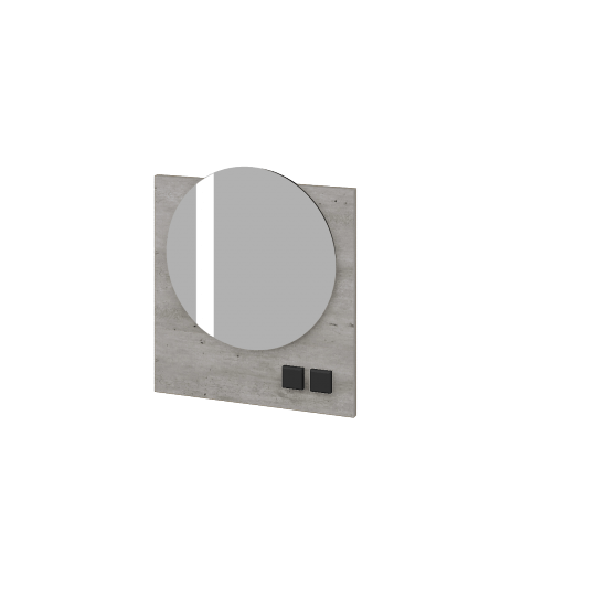 Zrcadlo INVENCE ZCOE 60  - D01 Beton