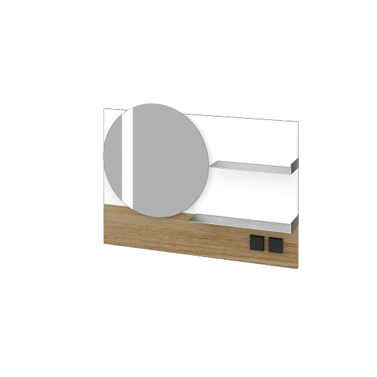 Zrcadlo INVENCE ZCOPE 90  - Q02 (L01+A01)