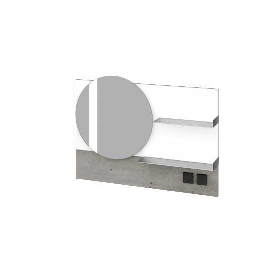 Zrcadlo INVENCE ZCOPE 90  - Q03 (L01+D01)
