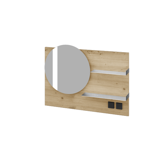 Zrcadlo INVENCE ZCOPE 90  - D22 Karamel