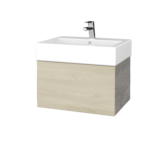 Umyvadlová skříňka VARIANTE SZZ 60 pro umyvadlo Duravit Vero - D01 Beton - D24 Ohio