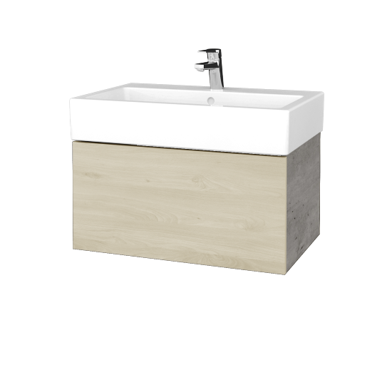 Umyvadlová skříňka VARIANTE SZZ 70 pro umyvadlo Duravit Vero - D01 Beton - D24 Ohio