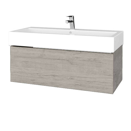 Umyvadlová skříňka VARIANTE SZZ 100 pro umyvadlo Duravit Vero - D01 Beton - D05 Oregon