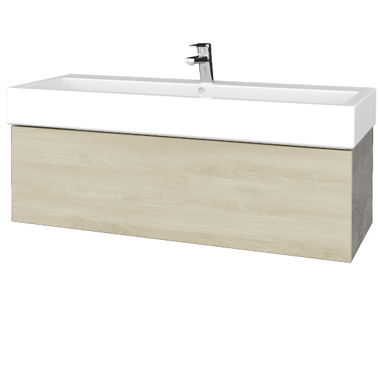 Umyvadlová skříňka VARIANTE SZZ 120 pro umyvadlo Duravit Vero - D01 Beton - D24 Ohio