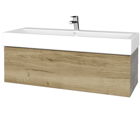 Umyvadlová skříňka VARIANTE SZZ 120 pro umyvadlo Duravit Vero - D01 Beton - D26 Ontario