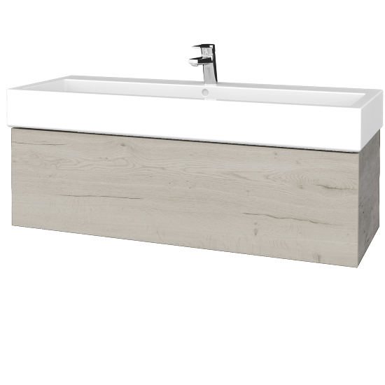 Umyvadlová skříňka VARIANTE SZZ 120 pro umyvadlo Duravit Vero - D01 Beton - D28 Alberta