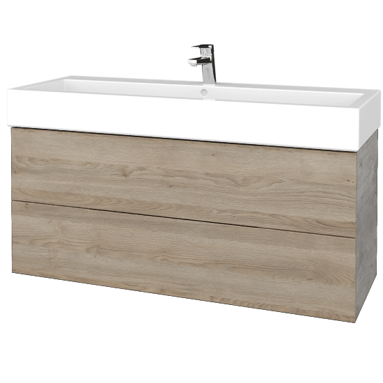 Umyvadlová skříňka VARIANTE SZZ2 120 pro umyvadlo Duravit Vero - D01 Beton - D17 Colorado