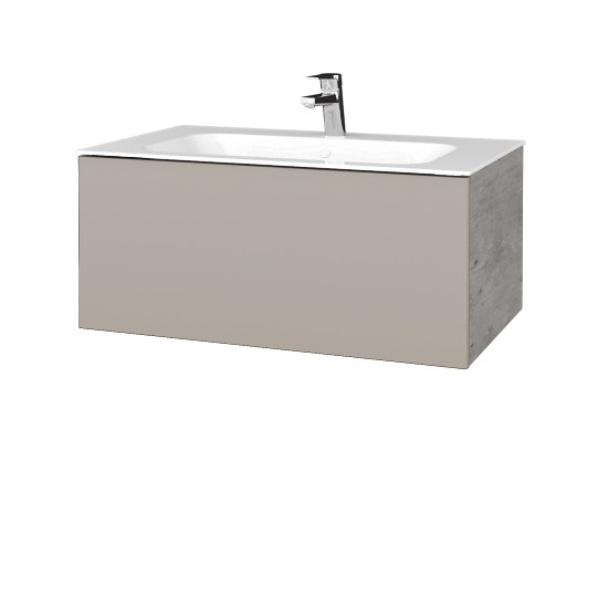 Umyvadlová skříňka VARIANTE SZZ 80 pro umyvadlo Finion - D01 Beton - N07 Stone