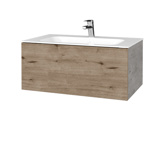 Umyvadlová skříňka VARIANTE SZZ 80 pro umyvadlo Finion - D01 Beton - D23 Herkules