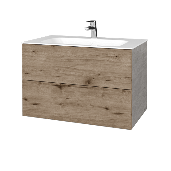 Umyvadlová skříňka VARIANTE SZZ2 80 pro umyvadlo Finion - D01 Beton - D23 Herkules