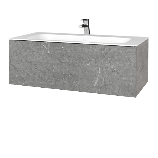 Umyvadlová skříňka VARIANTE SZZ 100 pro umyvadlo Finion - D01 Beton - D20 Galaxy