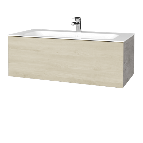 Umyvadlová skříňka VARIANTE SZZ 100 pro umyvadlo Finion - D01 Beton - D24 Ohio