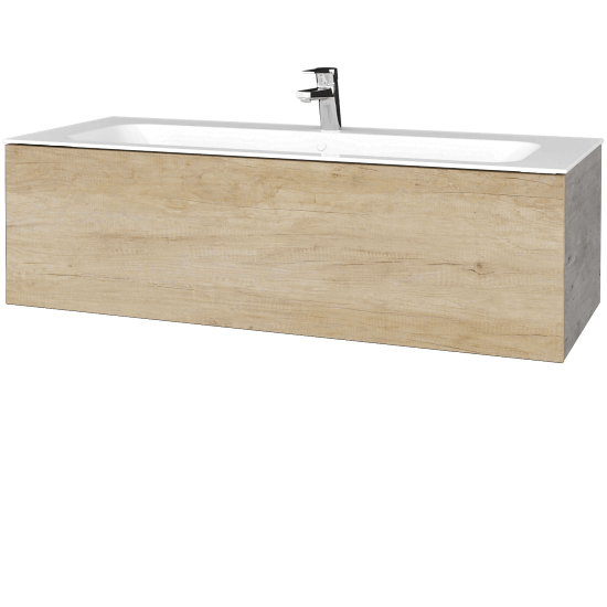 Umyvadlová skříňka VARIANTE SZZ 120 pro umyvadlo Finion - D01 Beton - D15 Nebraska