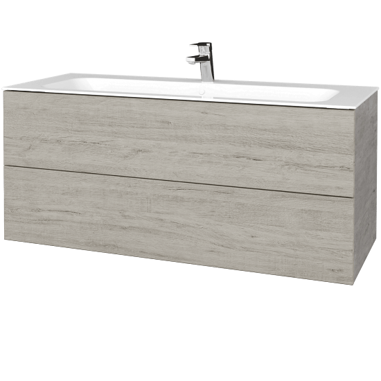 Umyvadlová skříňka VARIANTE SZZ2 120 pro umyvadlo Finion - D01 Beton - D05 Oregon