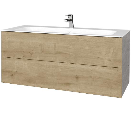 Umyvadlová skříňka VARIANTE SZZ2 120 pro umyvadlo Finion - D01 Beton - D09 Arlington