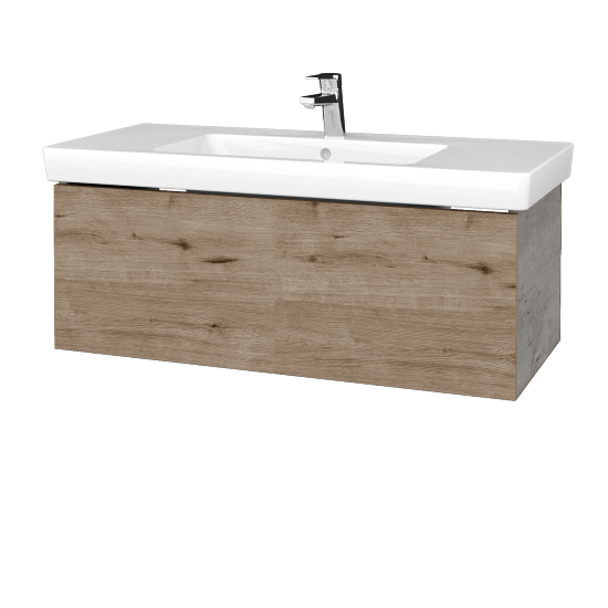 Umyvadlová skříňka VARIANTE SZZ 100 pro umyvadlo Subway 2.0 - D01 Beton - D23 Herkules