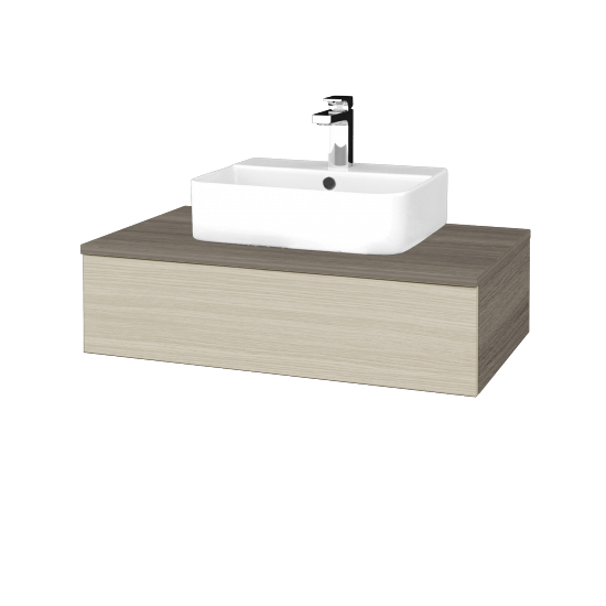 Umyvadlová skříňka MODULE SZZ 80 umyvadlo Joy 3 - D03 Cafe - D04 Dub - Ne