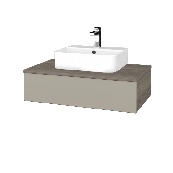 Umyvadlová skříňka MODULE SZZ 80 umyvadlo Joy 3 - D03 Cafe - L04 Béžová vysoký lesk - Ne