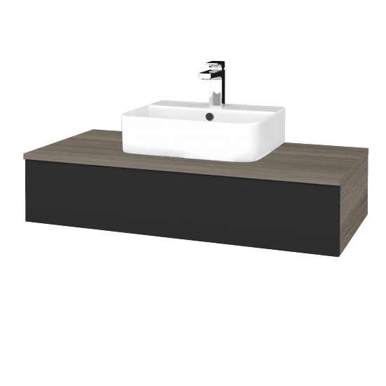 Umyvadlová skříňka MODULE SZZ 100 umyvadlo Joy 3 - D03 Cafe - N03 Graphite - Ne