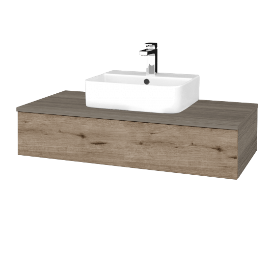 Umyvadlová skříňka MODULE SZZ 100 umyvadlo Joy 3 - D03 Cafe - D23 Herkules - Ne